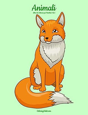 Animali Libro Da Colorare Per Bambini 1 & 2-..