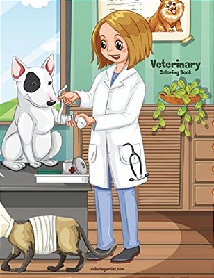 Veterinary Coloring Book 1-..