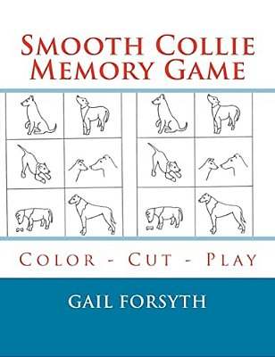 Smooth Collie Memory Game: Color - Cut - Play-..