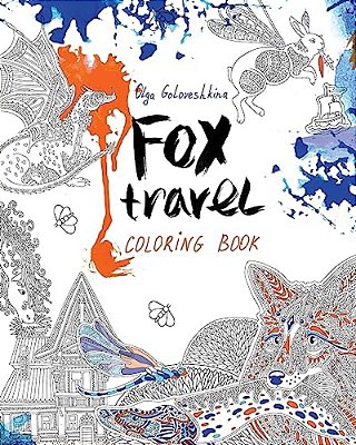 Fox Travel: Coloring Book-..