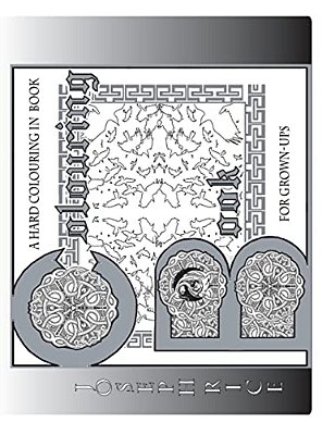 Hard Colouring Book For Grown Ups-..