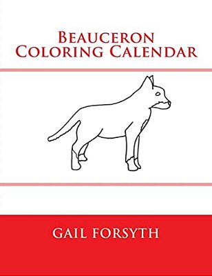Beauceron Coloring Calendar-..