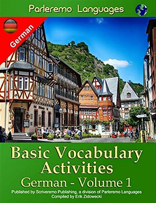 Parleremo Languages Basic Vocabulary Activities German - Volume 1-..