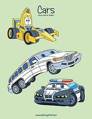 Cars Coloring Book For Toddlers 1-..