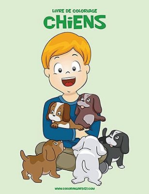 Livre De Coloriage Chiens 3-..