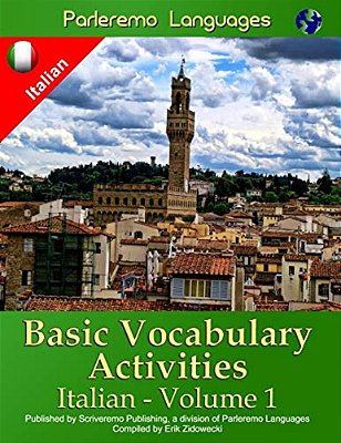 Parleremo Languages Basic Vocabulary Activities Italian - Volume 1-..
