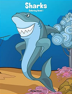 Sharks Coloring Book 1-..