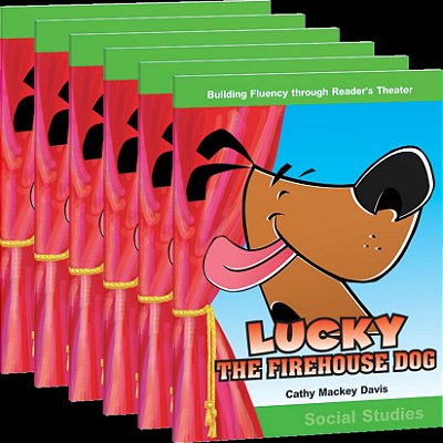 Lucky The Firehouse Dog - 6 Pack-..