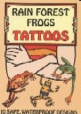 Rain Forest Frogs Tattoos - 10 Safe, Waterproof Designs-..