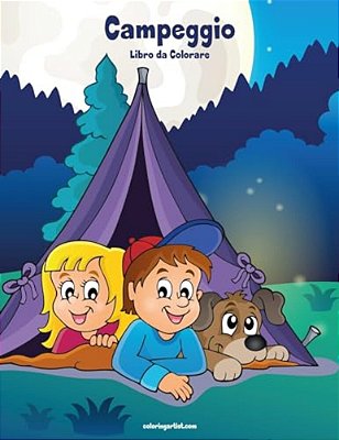 Campeggio Libro Da Colorare 1-..