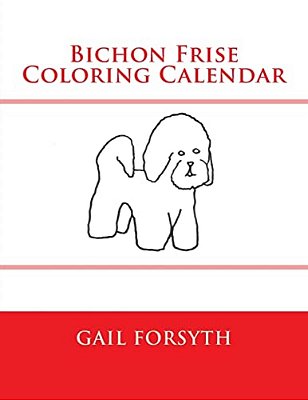 Bichon Frise Coloring Calendar-..