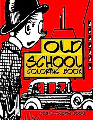 Old School Coloring Book-..