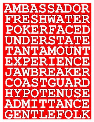 Colorful Ten-Letter Words-..