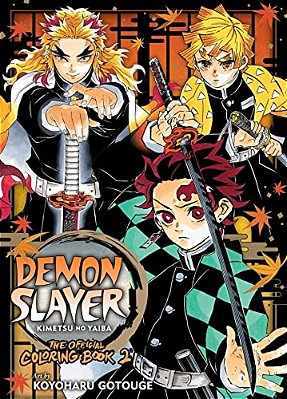 Demon Slayer: Kimetsu No Yaiba: The Official Coloring Book 2-..