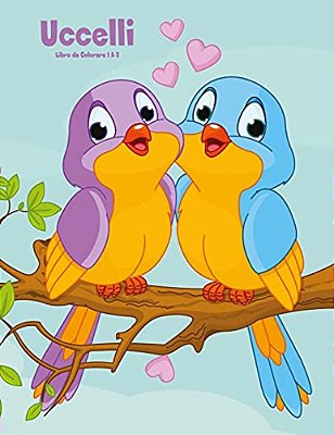 Uccelli Libro Da Colorare 1 & 2-..