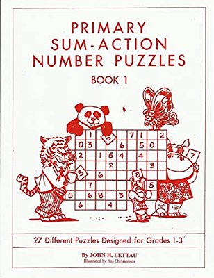 Primary Sum-Action Number Puzzles Book 1-..