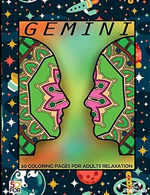 Gemini 50 Coloring Pages For Adults Relaxation-..