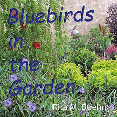Bluebirds In The Garden-..