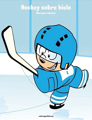 Hockey Sobre Hielo Libro Para Colorear 1-..