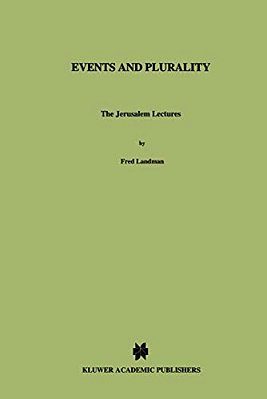Events And Plurality: The Jerusalem Lectures-..