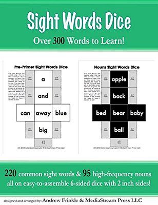 Sight Words Dice: Over 300 Sight Words To Learn-..