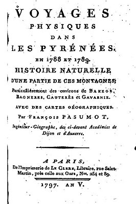 Voyages Physiques Dans Les Pyrénées En 1788 Et 1789-..