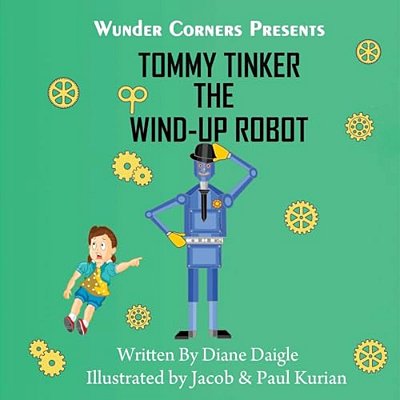 Tommy Tinker The Wind-Up Robot-..