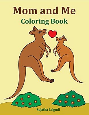 Mom And Me Coloring Book: Gift For Mom, From Daughter, From Son, Side By Side Coloring, Animals, Mom Gifts, Birthday-..