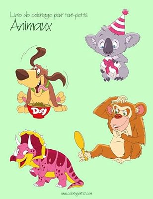 Livre De Coloriage Pour Tout-Petits Animaux 4-..