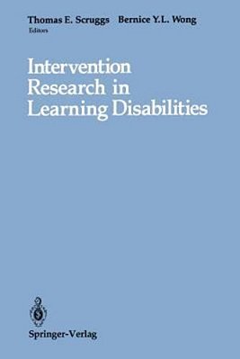 Intervention Research In Learning Disabilities-..