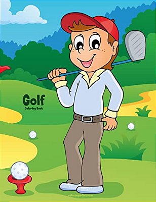 Golf Coloring Book 1-..