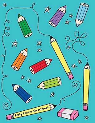 Perky Pencils Sketchbook: Jumbo Drawing Pad For Sketching, Doodling And Coloring-..