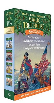 Magic Tree House Books 21-24 Boxed Set: American History Quartet-..