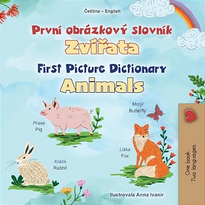 First Picture Dictionary - Animals (Czech English Bilingual Children's Book)-..