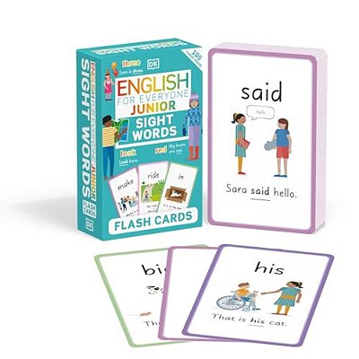 English For Everyone Junior Sight Words Flash Cards-..