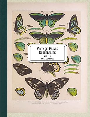 Vintage Prints: Butterflies: Vol. 3-..