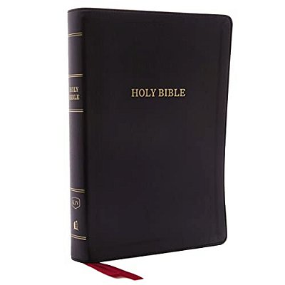 Kjv, Deluxe Reference Bible, Giant Print, Imitation Leather, Black, Red Letter Edition-..