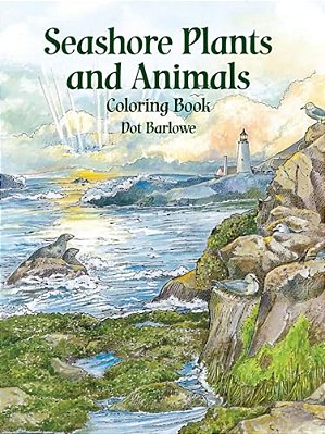 Seashore Plants And Animals Coloring Book-..