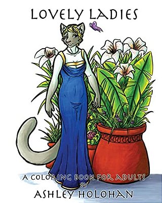Lovely Ladies: A Coloring Book For Adults-..