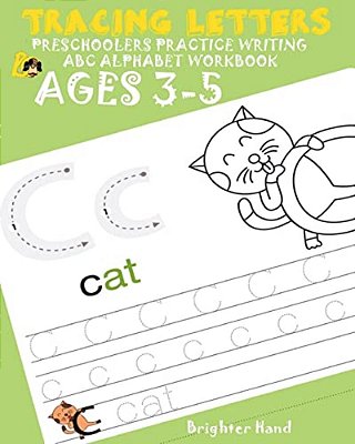 Tracing Letter Preschoolers*practice Writing Abc Alphabet*workbook Kids Ages 3-5: Large Print(lower Case)*-..