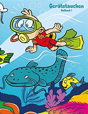 Gerätetauchen-Malbuch 1-..