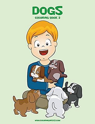 Dogs Coloring Book 3-..
