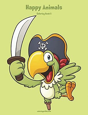 Happy Animals Coloring Book 2-..