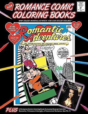 Romance Comic Coloring Book #7-..