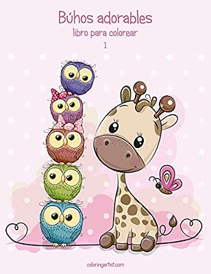 Búhos Adorables Libro Para Colorear 1-..