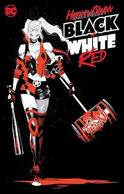 Harley Quinn Black + White + Red-..