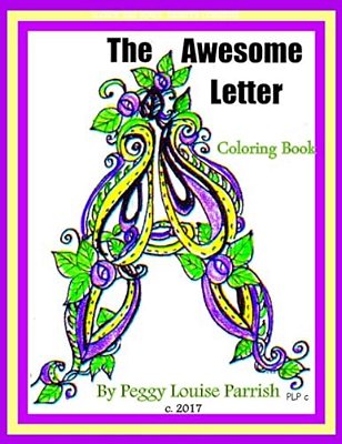 The Awesome Letter A Coloring Book-..