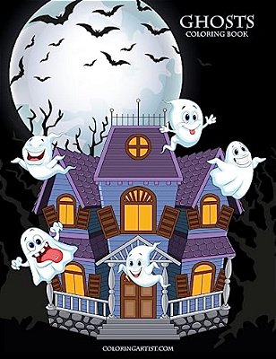 Ghosts Coloring Book 1-..