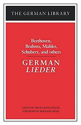 German Lieder: Beethoven, Brahms, Mahler, Schubert, And Others-..