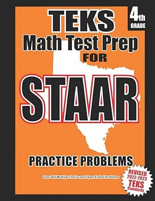 Teks 4Th Grade Math Test Prep For Staar-..